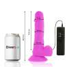DIVERSIA DILDO FLEXIBLE CON VIBRACION 205 CM LILA