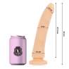 DELTA CLUB TOYS DILDO NATURAL SILICONA MEDICA 23 X 45 CM