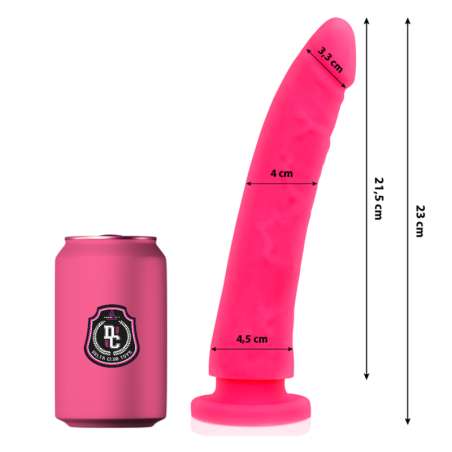 DELTA CLUB TOYS DILDO ROSA SILICONA MEDICA 23 X 45 CM