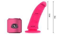 DELTA CLUB TOYS DILDO ROSA SILICONA MEDICA 23 X 45 CM