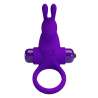 PRETTY LOVE ANILLO VIBRADOR I CONEJO PARA PENE MORADO
