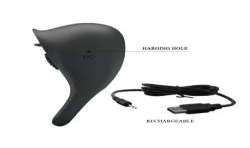 PRETTY LOVE ANILLO VIBRADOR PARA PENE CON LENGUA NEGRO