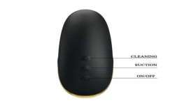 PRETTY LOVE SUCCIONADOR MASAJEADOR DE LUJO RECARGABLE NEGRO