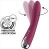 SATISFYER SPINNING VIBE 1 VIBRADOR ROTADOR G SPOT RED