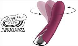 SATISFYER SPINNING VIBE 1 VIBRADOR ROTADOR G SPOT RED