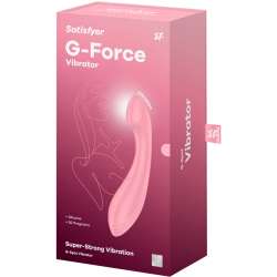 SATISFYER G FORCE ESTIMULADOR VIBRADOR PUNTO G ROSA