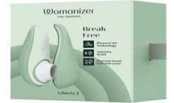 WOMANIZER LIBERTY 2 ESTIMULADOR SUCCIONADOR CLITORIS VERDE CLARO