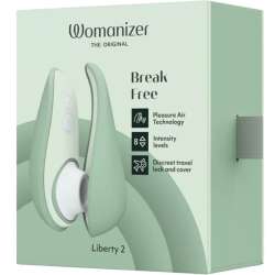 WOMANIZER LIBERTY 2 ESTIMULADOR SUCCIONADOR CLITORIS VERDE CLARO