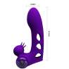 PRETTY LOVE ORLANDO FUNDA DE DEDO VIBRADOR MORADO