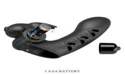 PRETTY LOVE VANCE FUNDA DEDO VIBRADOR CONEJO NEGRO