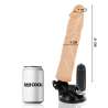 BASECOCK VIBRADOR REALISTICO CONTROL REMOTO NATURAL 21 CM