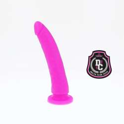DELTA CLUB TOYS DILDO LILA SILICONA MEDICA 17 X 3 CM