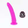 DELTA CLUB TOYS DILDO LILA SILICONA MEDICA 20 X 4 CM