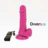 DIVERSIA DILDO FLEXIBLE CON VIBRACION 205 CM LILA