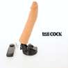 BASECOCK VIBRADOR REALISTICO CONTROL REMOTO NATURAL 21 CM