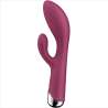 SATISFYER SPINNING RABBIT 1 ESTIMULACION CLITORIS Y PUNTO G ROJO