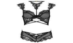 LIVCO CORSETTI FASHION PALMENOM LC 90614 SUJETADOR PANTY NEGRO