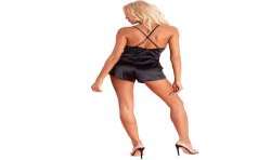 LIVCO CORSETTI FASHION MIRAAZE LC 90567 CAMISETA SHORTS NEGRO