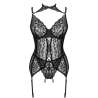 LIVCO CORSETTI FASHION GIELLANDRA FOR THE SENSES COLLECTION CORSET PANTY NEGRO