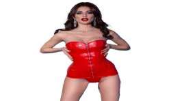 CHILIROSE CR 4491 CORSET ROJO S M
