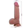 PRETTY LOVE SLIDING SKIN SERIES DILDO REALiSTICO CON VENTOSA PIEL DESLIZANTE MORENO 218 CM