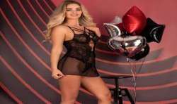 LIVCO CORSETTI FASHION BARIRIN LC 90633 FALDA PANTY NEGRO S M