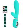 PRETTY LOVE THOMAS VIBRADOR PUNTO G MULTIFUNCIoN VERDE AGUA