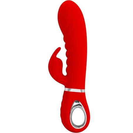 PRETTY LOVE PRESCOTT VIBRADOR PUNTO G MULTIFUNCIoN ROJO