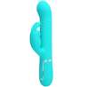 PRETTY LOVE VIBRADOR COALE RABBIT PERLAS VERDE AGUA