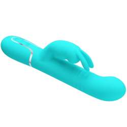 PRETTY LOVE VIBRADOR COALE RABBIT PERLAS VERDE AGUA