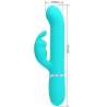 PRETTY LOVE VIBRADOR COALE RABBIT PERLAS VERDE AGUA