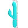 PRETTY LOVE VIBRADOR RABBIT PERLAS VERDE AGUA