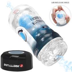 PRETTY LOVE PLANET FUNDA MASTURBADORA AZUL