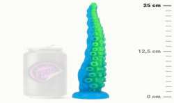 EPIC SCYLLA DILDO TENTaCULO FINO FLUORESCENTE TAMANO PEQUENO