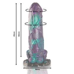 EPIC BASILISK DILDO DOBLE PLACER ESCAMOSO TAMANO GRANDE