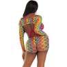 LEG AVENUE SET TRES PIEZAS MULTICOLOR
