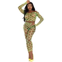 LEG AVENUE TOP LEGGINS HARDCORE VERDE