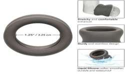 CALIFORNIA EXOTICS ALPHA ANILLO EXTENSIoN ESCROTO DOBLE NEGRO