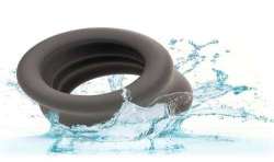 CALIFORNIA EXOTICS ALPHA ANILLO EXTENSIoN ESCROTO DOBLE NEGRO