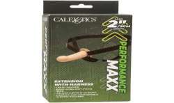 CALIFORNIA EXOTICS PERFORMANCE MAXX EXTENSIoN CON ARNeS PIEL CLARO
