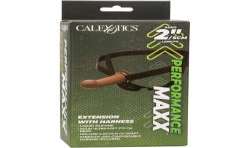 CALIFORNIA EXOTICS PERFORMANCE MAXX EXTENSIoN CON ARNeS PIEL MORENO