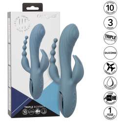 CALIFORNIA EXOTICS VIBRADOR TRIPLE eXTASIS GRIS