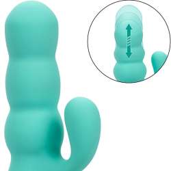 CALIFORNIA EXOTICS DEL MAR DIVA VIBRADOR RABBIT VERDE AGUA BY CALIFORNIA DREAMING