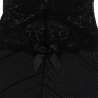 SUBBLIME BABYDOLL TELA DE TUL DETALLE ENCAJE Y FLOR NEGRO S M