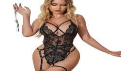 SUBBLIME DISFRAZ POLICIA BODY ENCAJE NEGRO S M