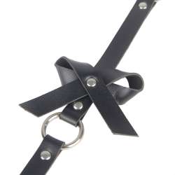 SUBBLIME ARNeS DE PIERNA CADENA CUERO NEGRO TALLA uNICA