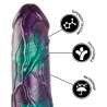 EPIC BASILISK DILDO DOBLE PLACER ESCAMOSO TAMANO GRANDE