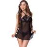 LIVCO CORSETTI FASHION MORELLA LC 20204 SET BABYDOLL TANGA S M