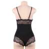 SUBBLIME TEDDY DETALLE ENCAJE FLORAL NEGRO S M