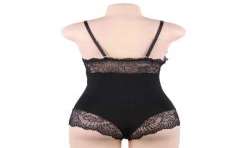SUBBLIME TEDDY DETALLE ENCAJE FLORAL NEGRO S M